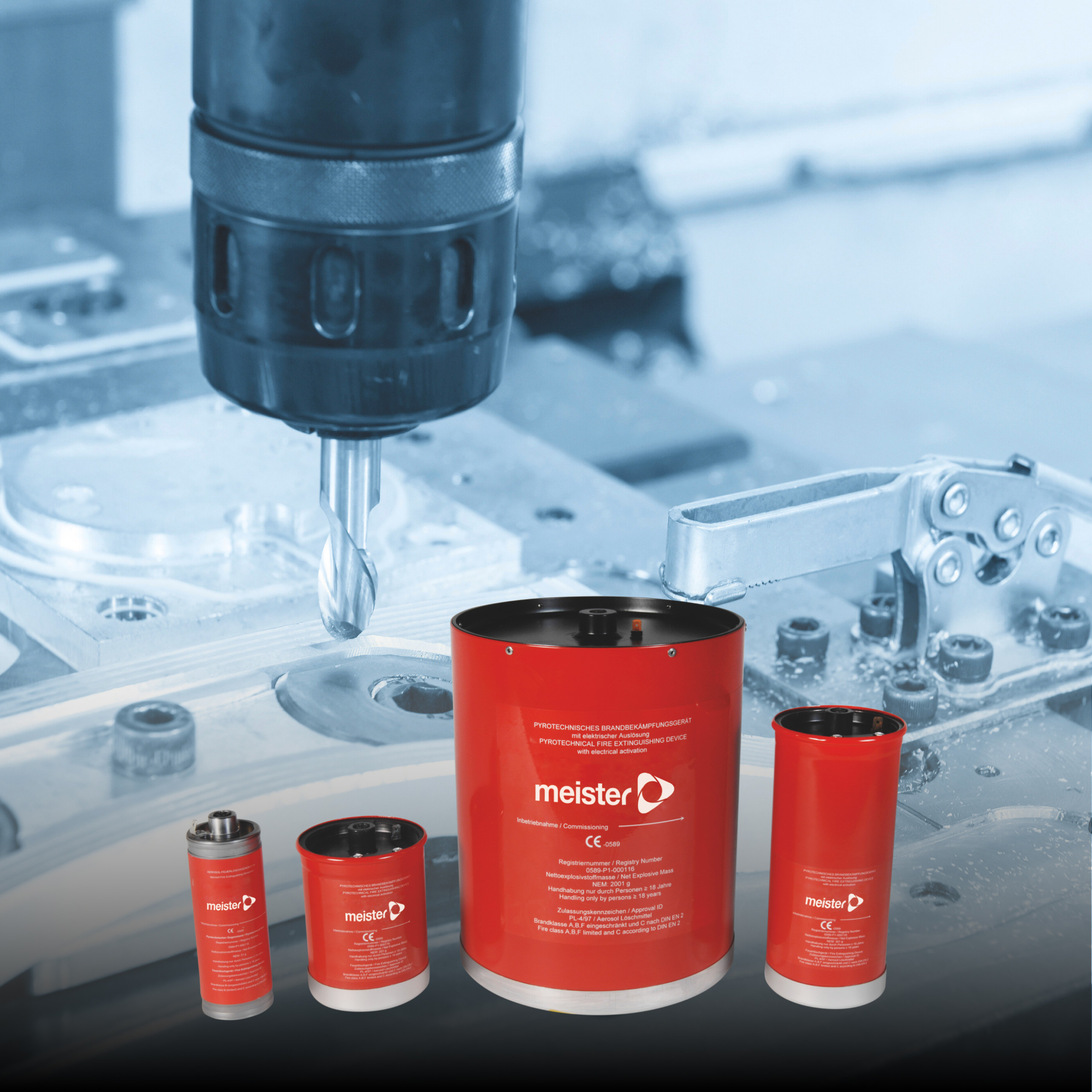 AeroPro / Aerosol fire extinguishing system for machine tools