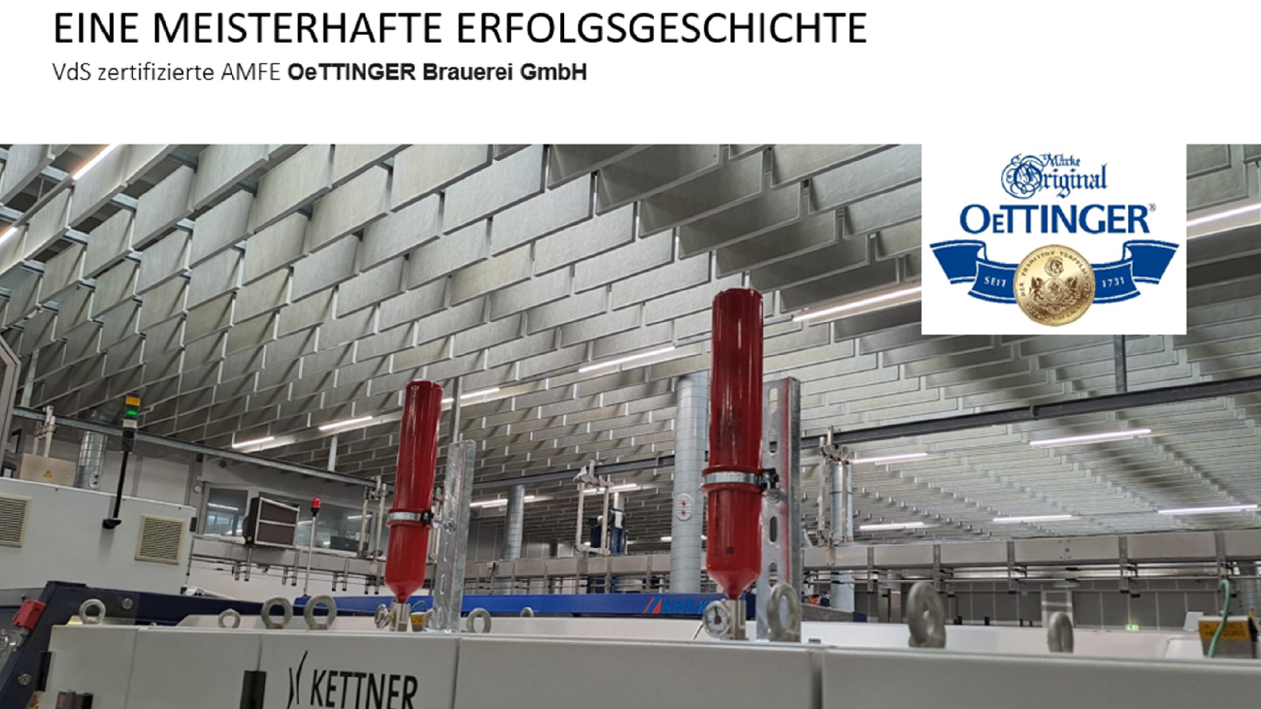 Customer reference Oettinger beer AMFE