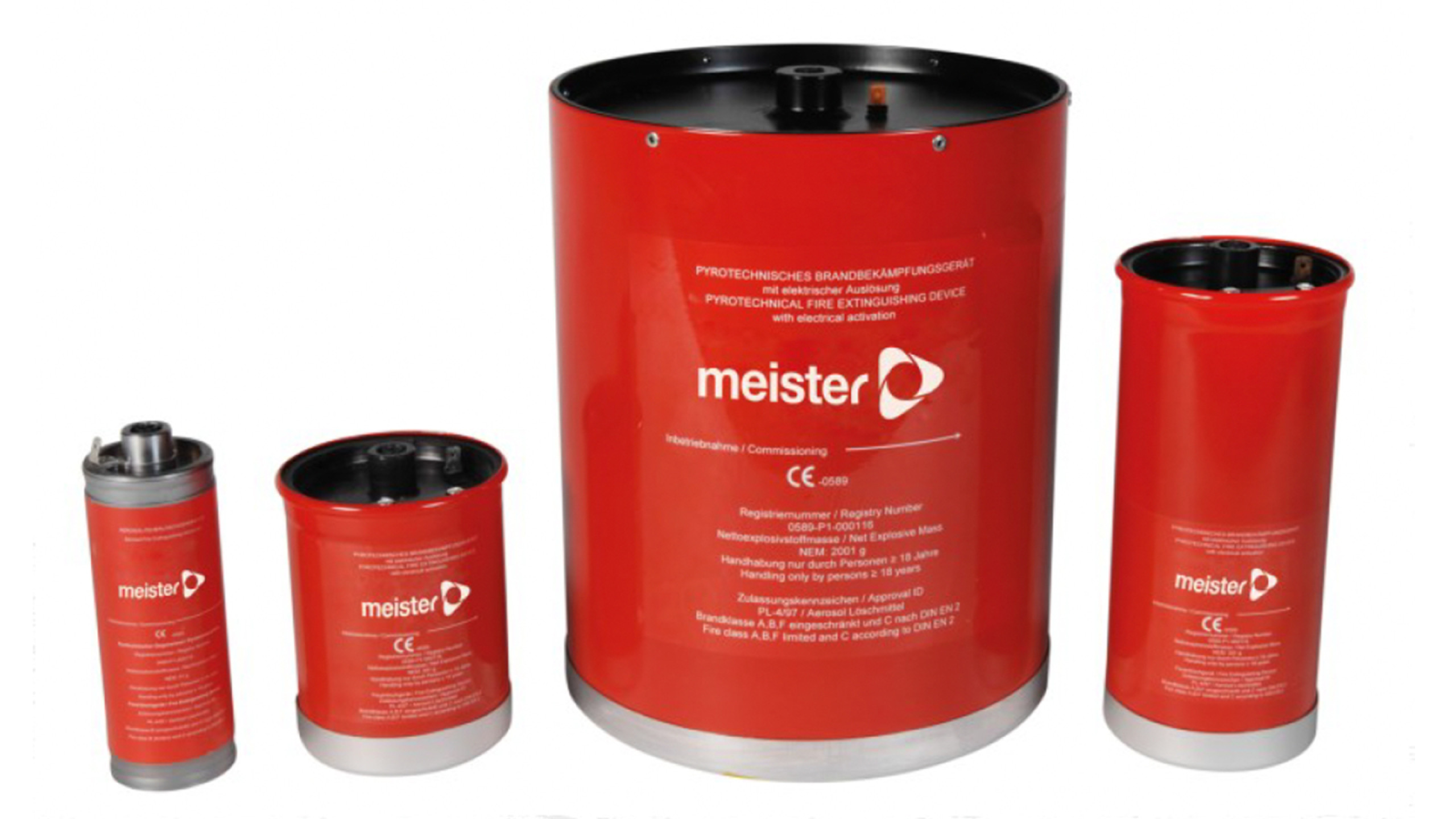 AeroPro aerosol extinguishing system overview Meister Brandschutz