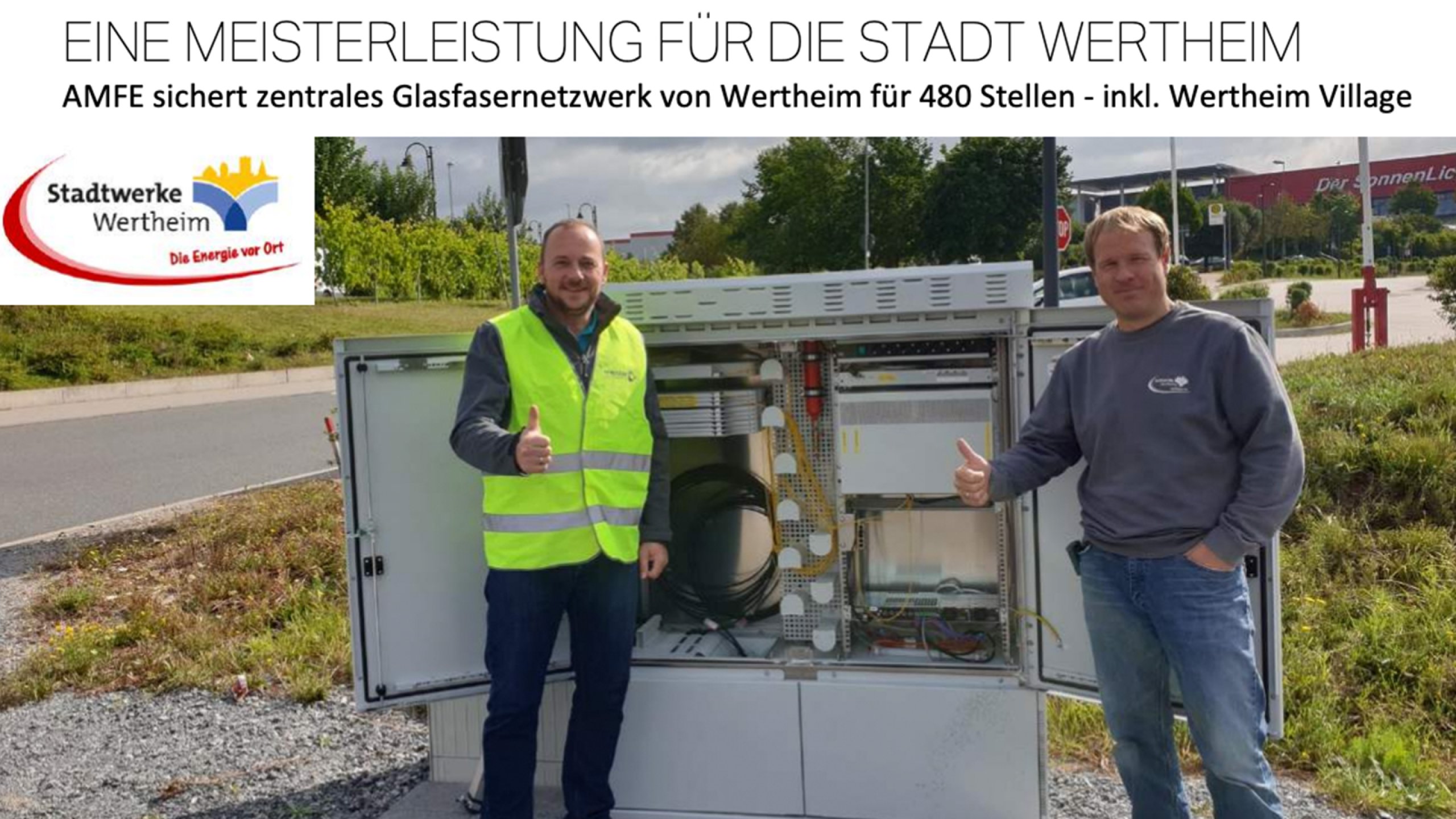 Customer reference Stadtwerke Wertheim Village AMFE